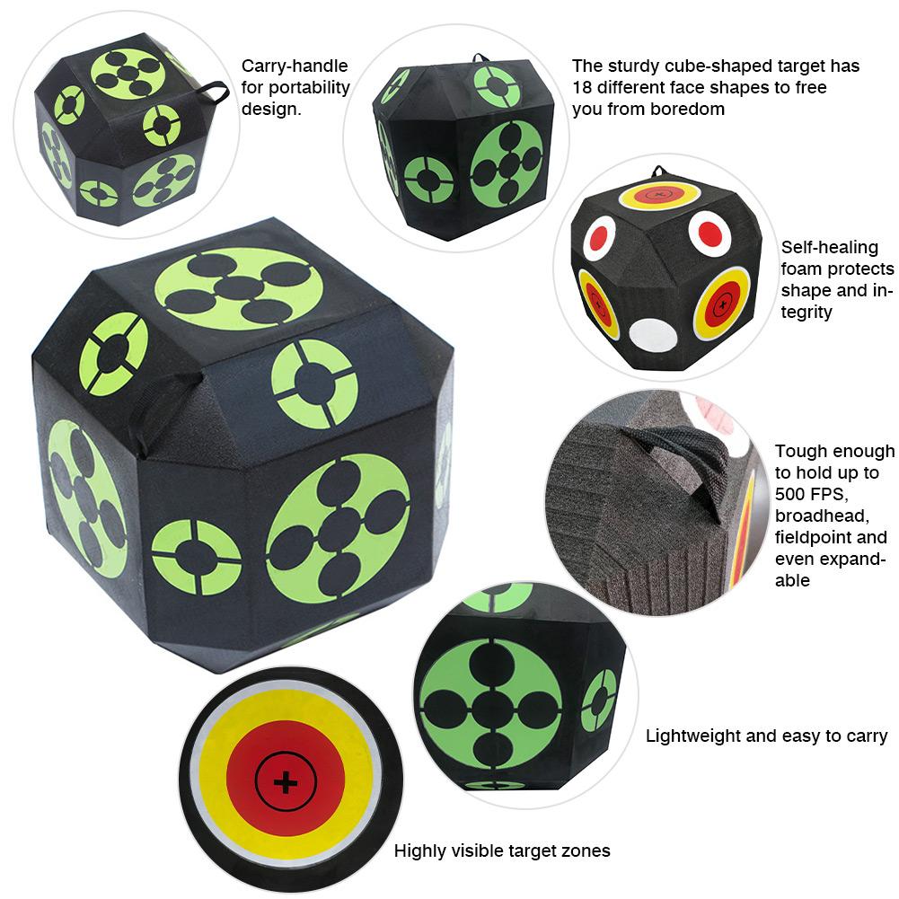 Dobbelstenen 18-1 Broadhead Doel Grote Kubus Foam Doel Voor Games Educatief Speelgoed Game Dice Desktop Tafel Games