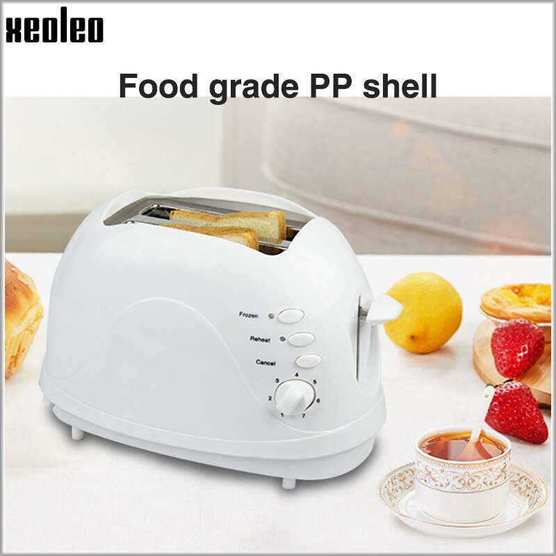 XEOLEO Mini Toaster Sandwich Breakfast Machine Spit driver for home Two Slices Toast Driver 7-gear adjustable speed 650W 220V