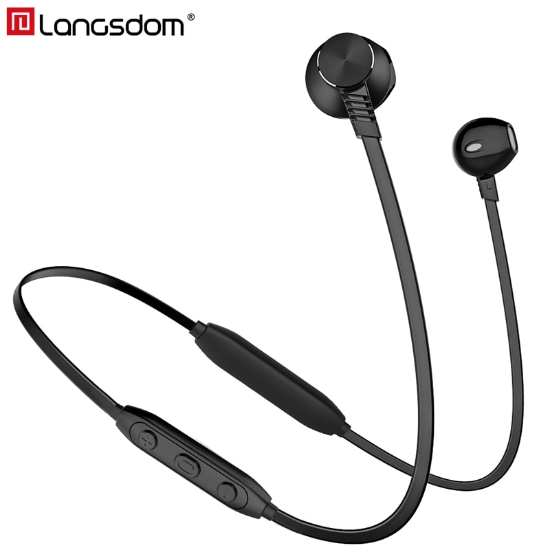 Langsdom L5PRO/L5B Luetooth Oortelefoon Met Hd Mic Metalen Stereo Draadloze Koptelefoon Hoofdtelefoon Auriculare Bluetooth Headset Voor Telefoon