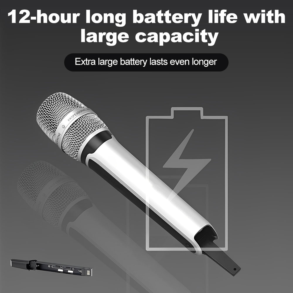 SKM9000 Wireless Microphone Universal One Drag Two Handheld Microphone Home Sound Card Stereo Outdoor Karaoke Stage