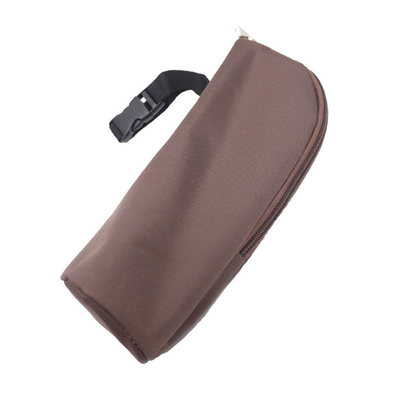 Baby Feeding Milk Bottle Warmer Insulation Bag Hanging Stroller Outdoor Baby Accessories Bottle Holder Bags: Brown