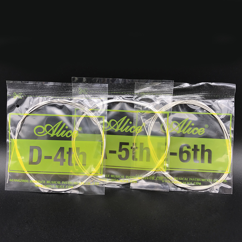 10-pack Ifunplay A106-H Klassiska Gitarsträngar - Klar Nylon & Silverpläterad Kopparlegering