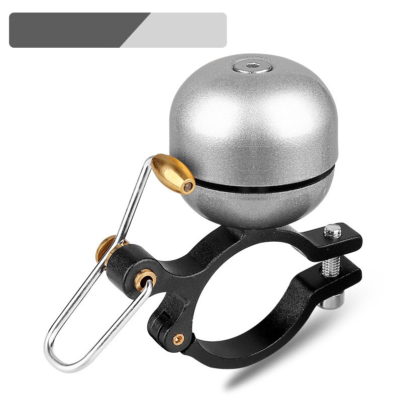 Cloches de vélo en cuivre rétro, cloches de vélo en alliage d'aluminium, pour faire du vélo tout terrain, équipement d'équitation: Sliver