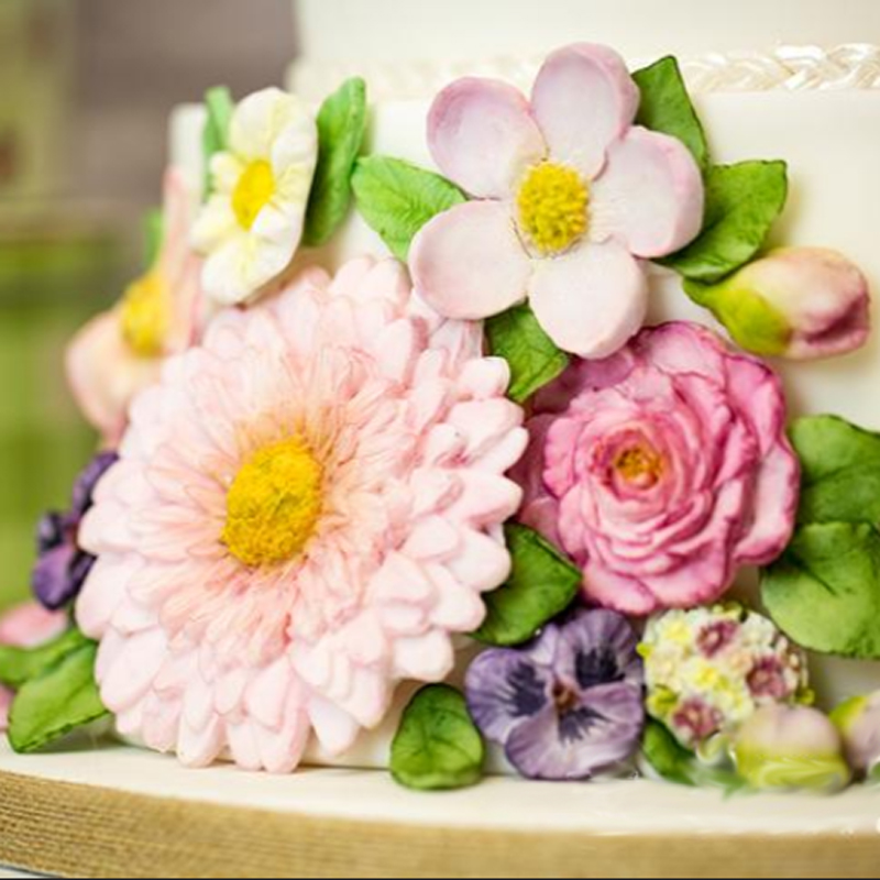 Smørkrem blomster form fondant kake dekorasjonsverktøy silikonformer til håndverk sjokoladebakeværktøy til kaker gumpaste fim