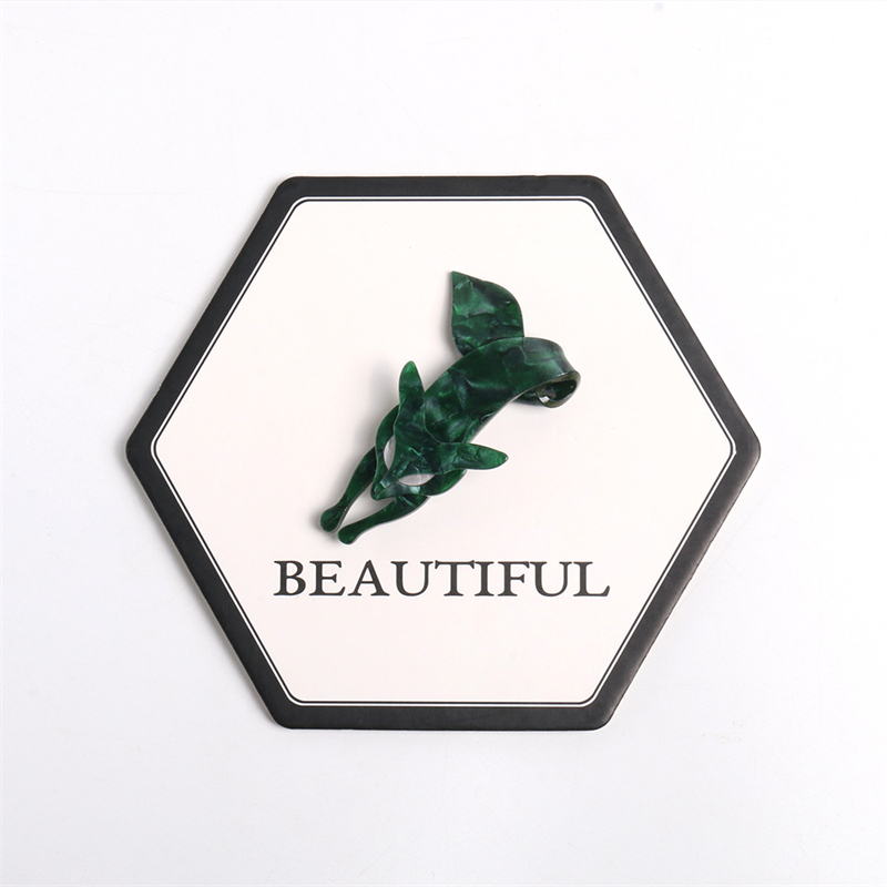 NYN 16 Colors Funny Acrylic Fox Brooches for Women Men Girls Kids Most Popular Animal Party Birthday Year Jewelry: NYNb035-5