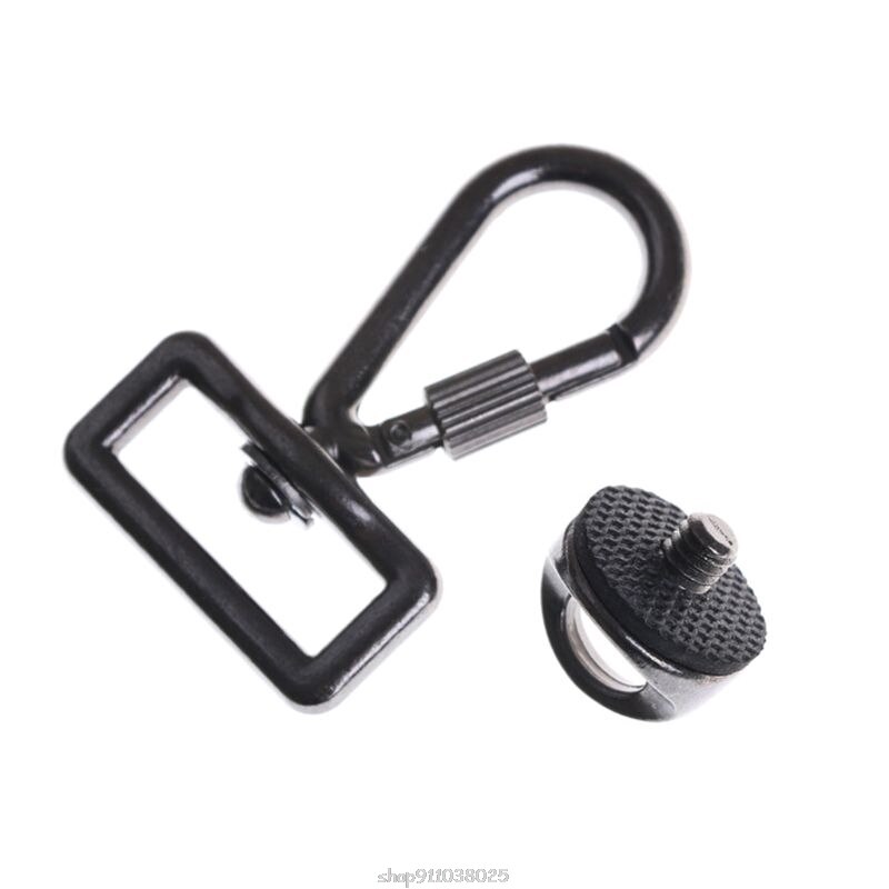 1/4\" Screw Metal Connecting Hook Adapter for DSLR SLR Camera Shoulder Sling Quick Neck Strap Belt Bag Case Accessories Kit N23