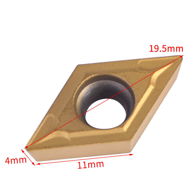 10pcs CNC Carbide Tips Inserts Blade Cutter Lathe Turning Tool With Box Wood Working Machine