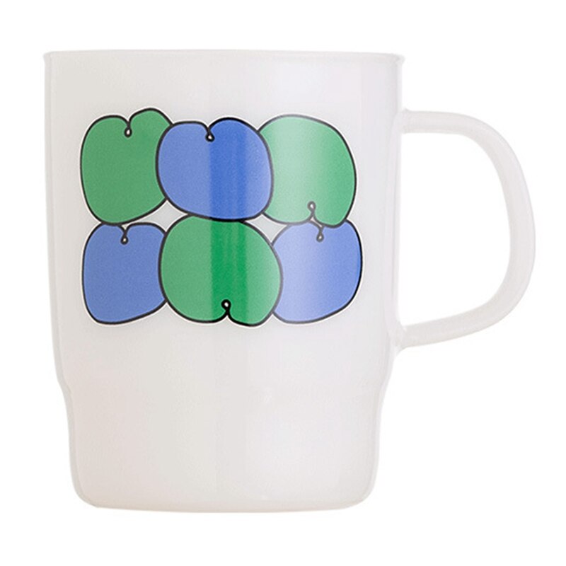 Nordic Glas Koffie Mok Vintage Hoge Temperatuur Weerstand Thee Kopjes Melk Cup Met Handvat Home Office Water Cup