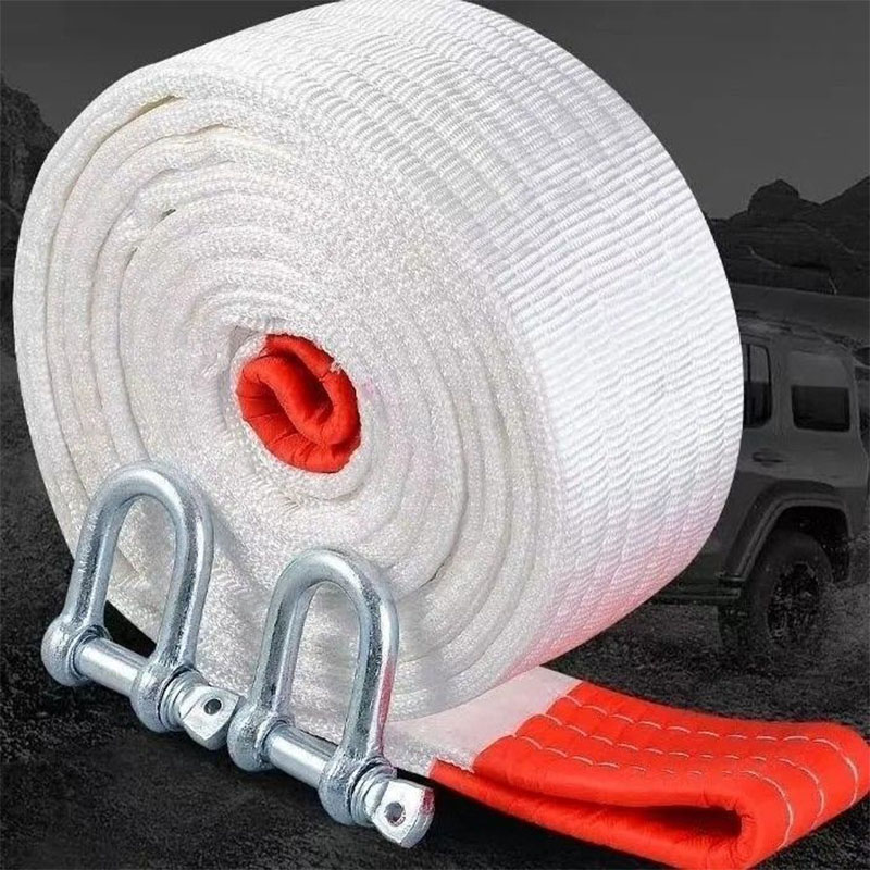 Sangle de remorquage de voiture, accessoires tout-terrain, corde de Traction de sauvetage, sangle de remorque d'urgence, fournitures de sécurité pour véhicule, outil de voiture ﻿ Crochet de remorquage