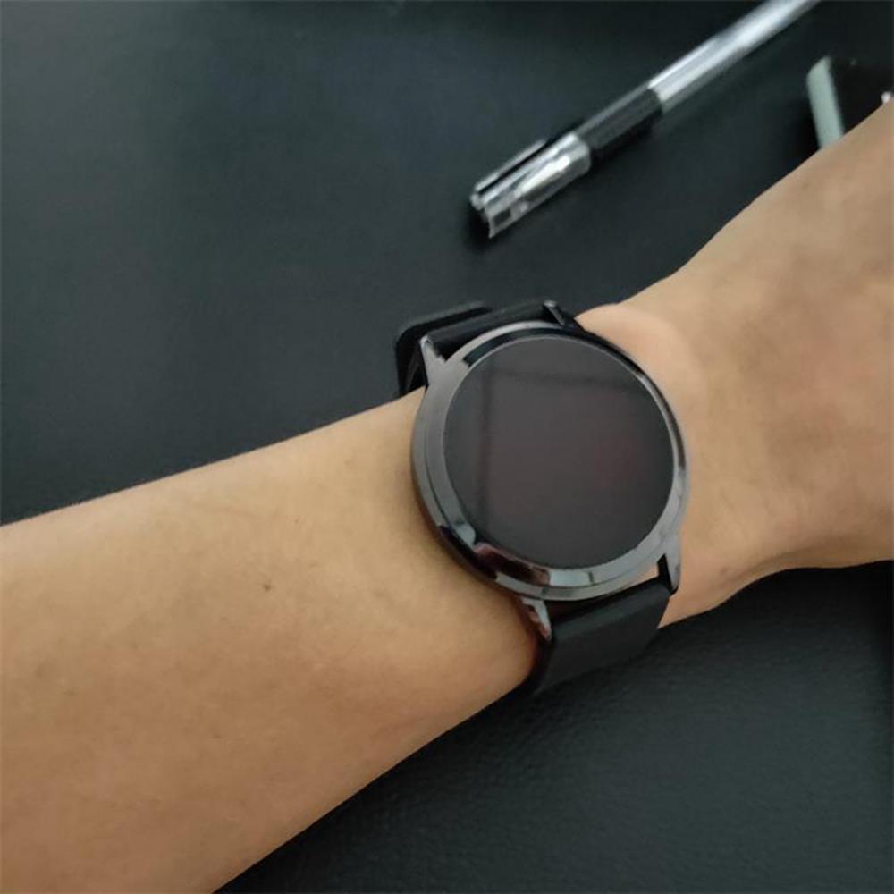 Men Simple LED Electronic Touch Screen Digital Business Watch Wristwatch Birthday Valentine's Day Clock Reloj Mujer