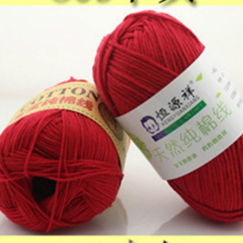 Glatte 100% Baumwolle Weiche Natürliche Doppel Strickwolle Garn Baby wolle garn: 6