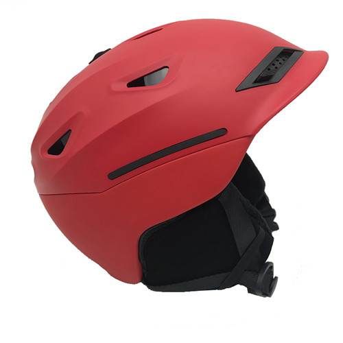 EPS + ABS-funda de cascos de esquí para hombre y mujer, gorro para casco de moto, esquí, nieve, deportes, patinaje: Rojo