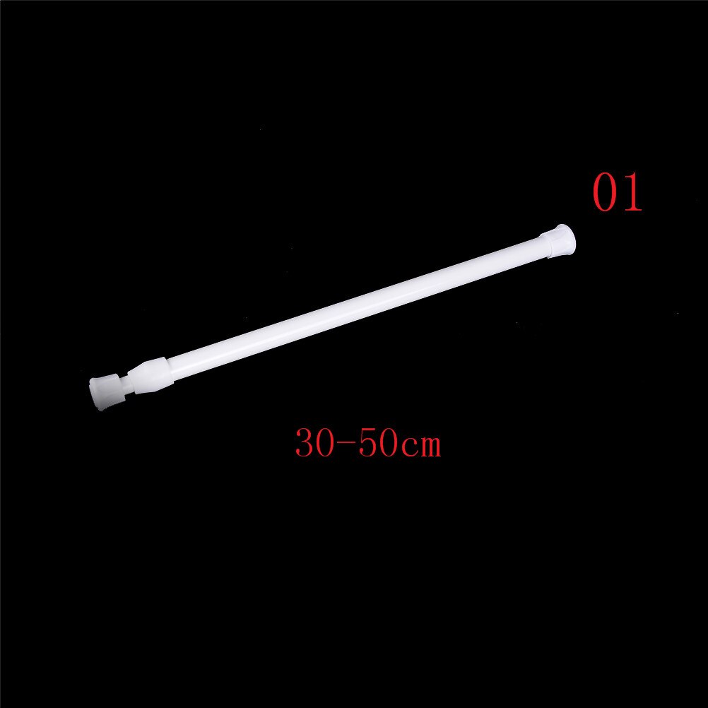 3Sizes Extendable Adjustable Spring Tension Rod Rail Pole Window Curtain Shower Curtain Wardrobe Bathroom Products