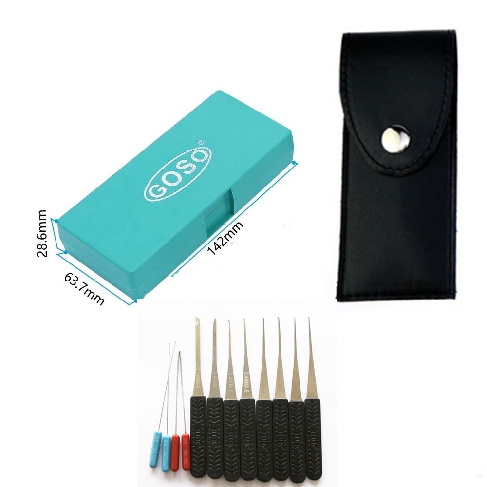 Goso Kaba LockPick Set Locksmith Tools with 12pcs/set lockpicking Tools and 12pcs Broben Extractor Picks