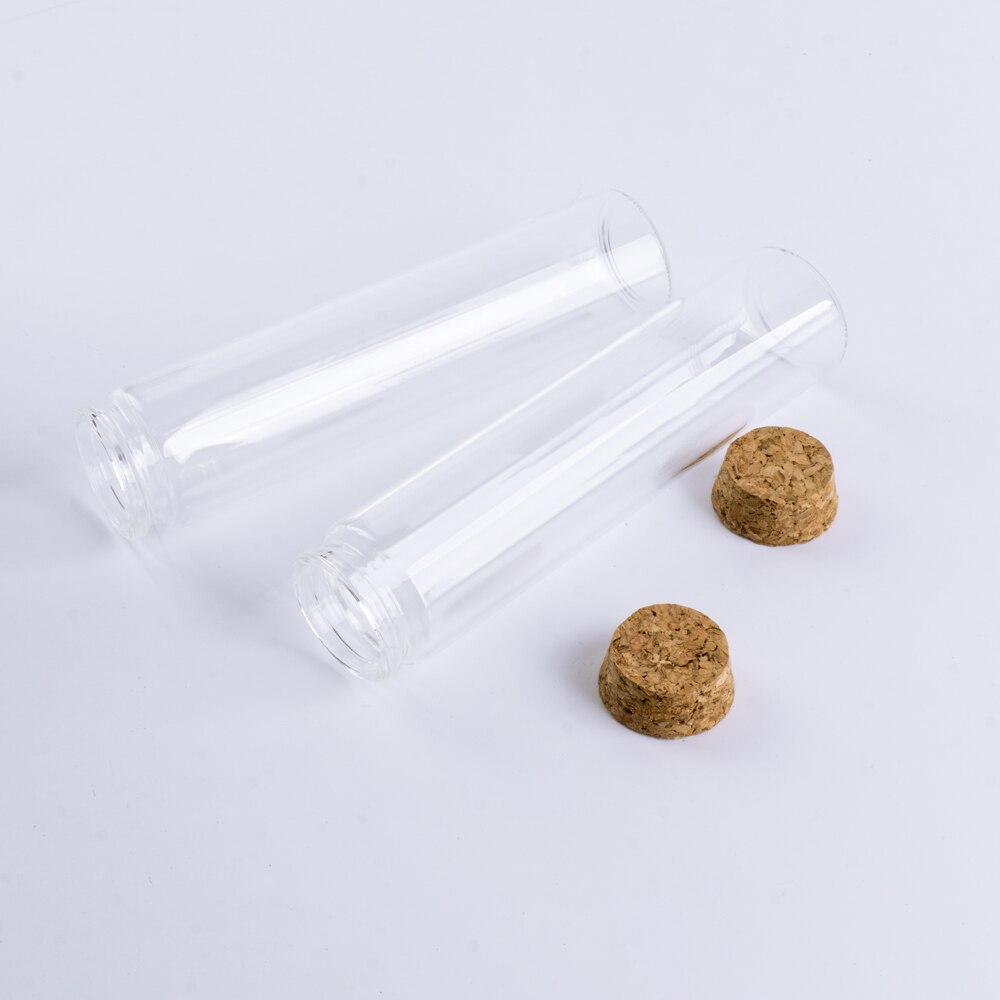 37*150mm pequeña de 125ml vidrio frasco vacío con corcho tapón pequeños frascos de vidrio boda decorativa deseo frascos de vidrio botella de almacenamiento botella de 12 Uds