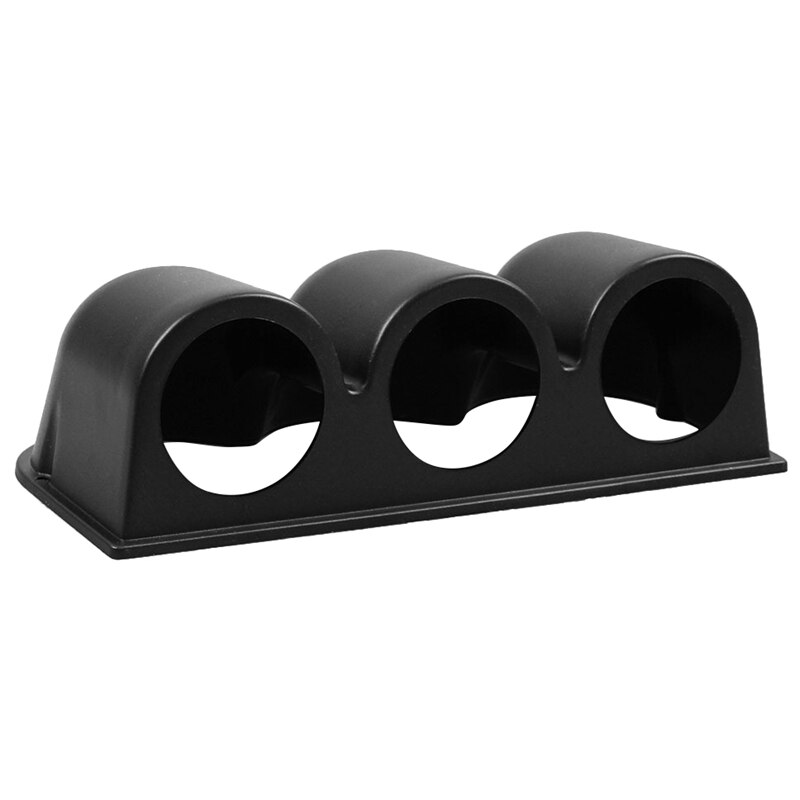 UNIVERSAL 2" 52MM ABS LEFT DUAL HOLE METER PILLAR GAUGE POD MOUNT HOLDER RACING