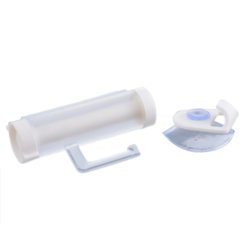 Tube Toothpaste Squeezer Roll Bathroom Gadget Rolling Plastic Multipurpose Cartoon Heart Shape Kitchen Supply: white
