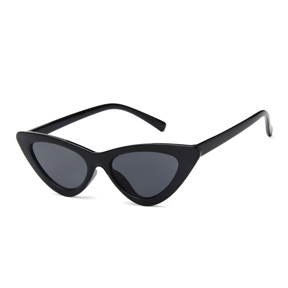 Cat Eye Kids Zonnebril Brand Kind Zonnebril Anti-Uv Baby Zon-Shading Meisje Jongen Sunglass Retro Kinderen Zonnebril: Black