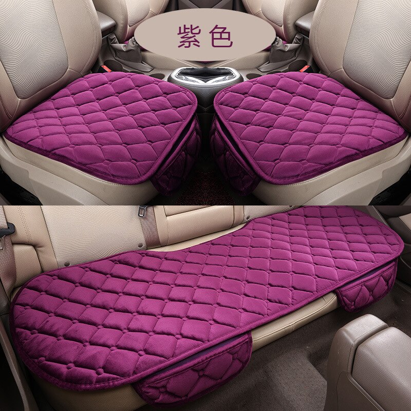 Stof Auto Bekleding Vier Seizoenen Voor Achter Vlas Kussen Ademende Protector Mat Pad Auto accessoires Universele Voor Alle Model: WPD02202C