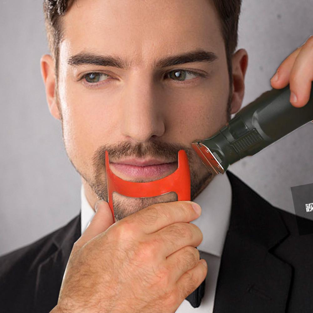 Halsudskæring barberingsskabelon din lige hals hårgrænse one size fits all hårklippet plejesæt herre skægformende stylingværktøj