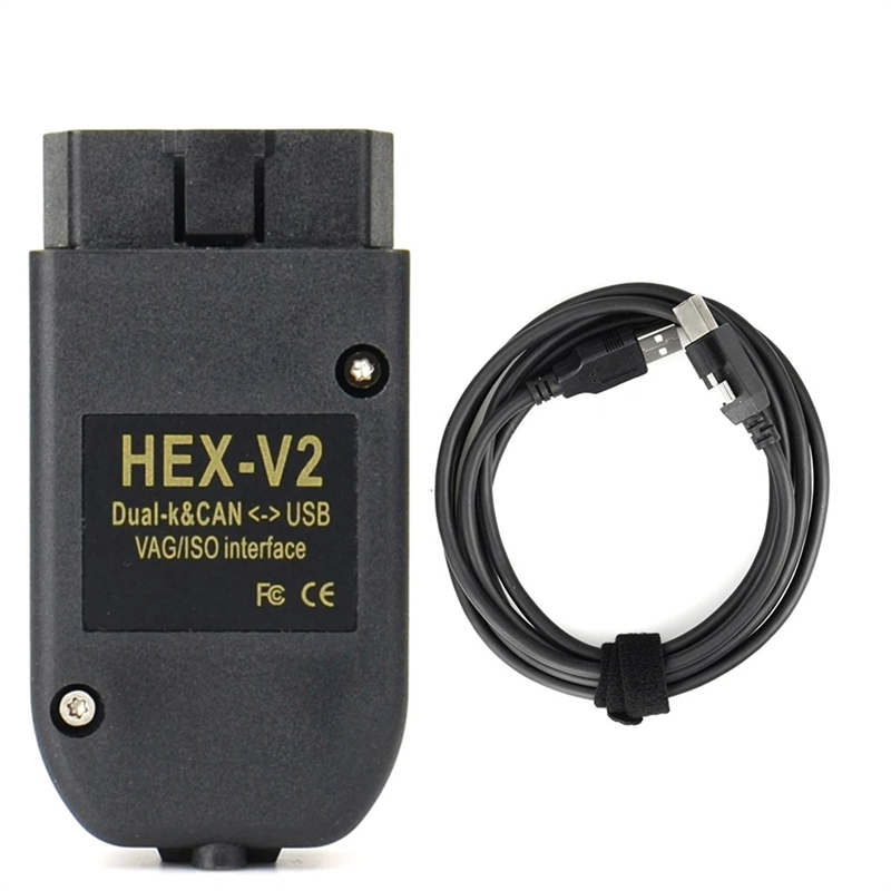 HEX V2 VAGCOM FT232 V25.3 VAG Scanner Tool KKL VCDS Kabel OBD2 Diagnostische Kabel Meertalige OBD2 Scanner