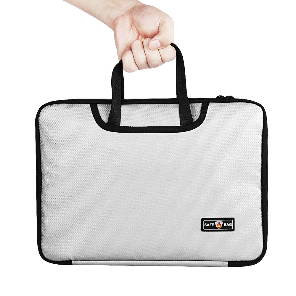 Silicone Fire and Water Resistant Organizer Bag Fireproof Laptop Bag with Heat-Insulation Interlayer Liquid Safe Accessories