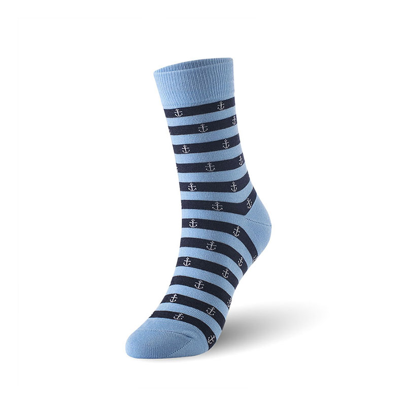 Katoen mannen sokken ontdaan anker man zachte sokken 6 paren/partij K SIZE 7-11 EUR MAAT 40-46 1001 VKMONY