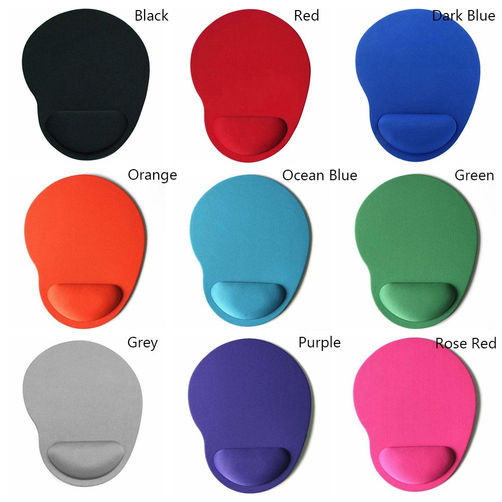 Multi-colour Ergonomic Wrist Rest Mouse Pad Comfortable Wrist Support Non Slip Mice Mat Mousepad For PC Laptop Computer