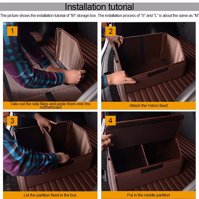 Car Trunk Organizer Storage Box Collapsible Non-Sl... – Vicedeal - 3