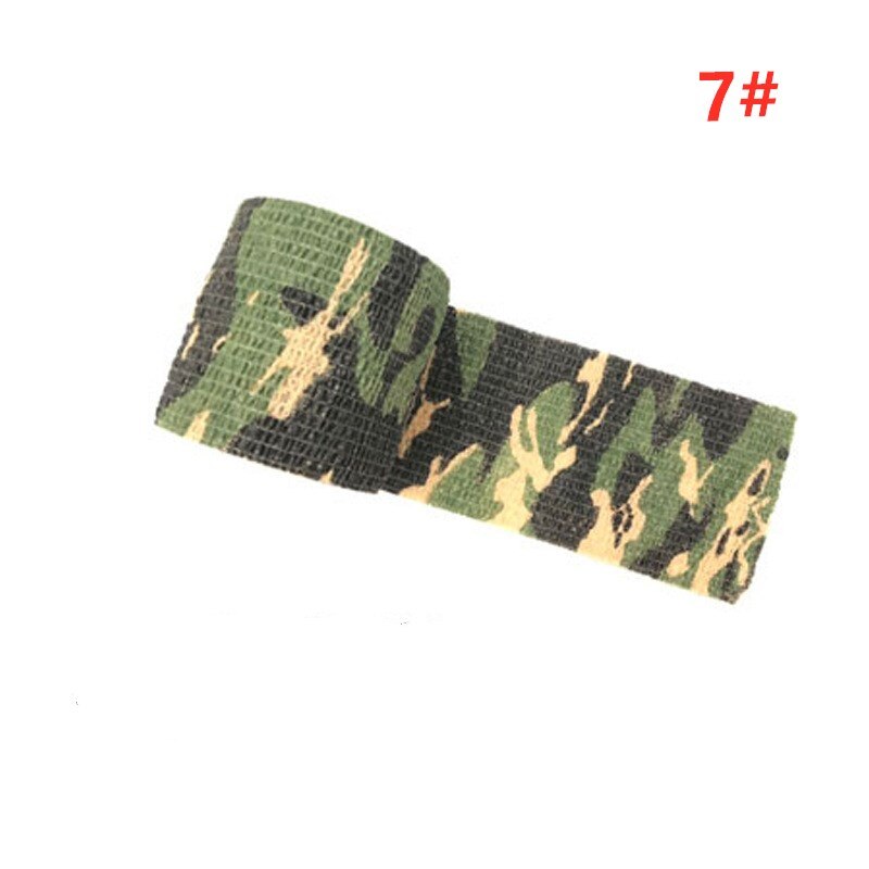 4.5m metsästys naamio elastoplast naamiointi elastinen kääreteippi itseliimautuva urheilusuoja nilkka polvi sormi käsivarsi side  wk09: 7
