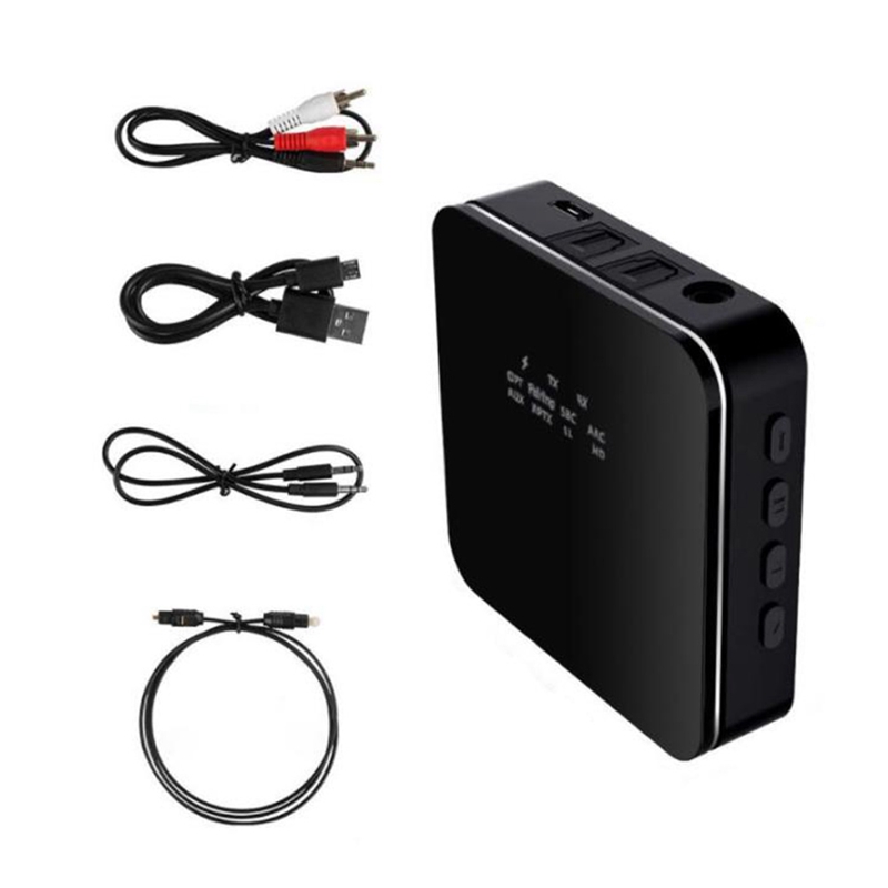 Bluetooth 5.0 Audio Transmitter Receiver AptX HD LL Low Latency CSR8675 Wireless Adapter RCA SPDIF 3.5mm Aux Jack for PC: Default Title
