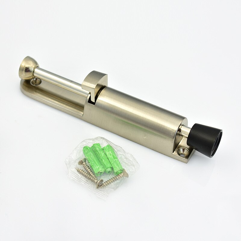 Mintiml Adjustable Kickdown Bronze Door Holder Zinc Alloy Foot-operated Lever Door Stops Hardware Door Buffer Fittings Door Stop: Gold 1 PC