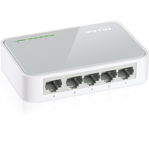 Spina TL-SF1005D 5-Port 10/100Mbps di ed uso del commutatore economizzatrice energetico 60