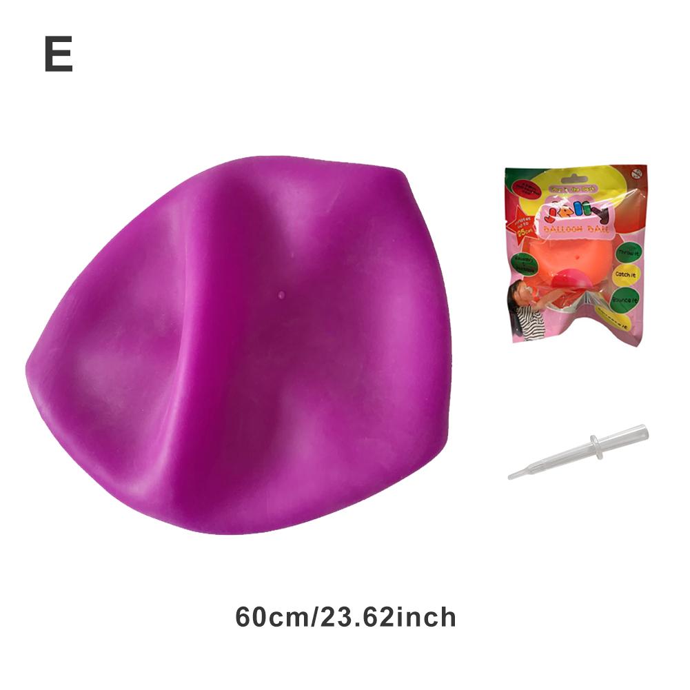80/60 cm oppustelige boblebold magiske bolde sprænge boblelegetøj gennemsigtig ballonleg til børns udendørsaktiviteter: E  60cm