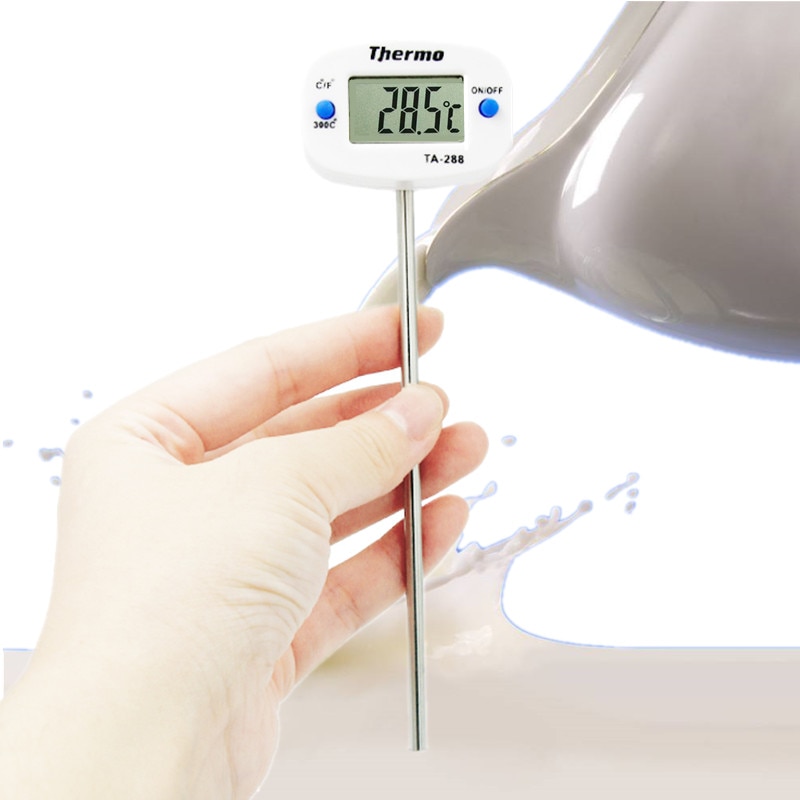 Digitales Thermometer, Küche, Kochen, essen, Fleisch, Sonde, Grill, Temperaturmesser, Tester, Schokoladenofen