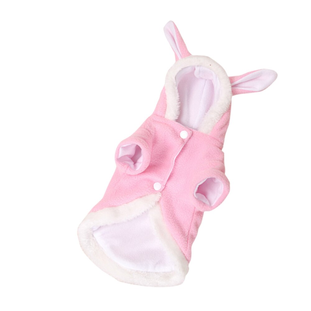 1PC Lovely Warm Pet Rabbit Outfit Cats Clothes Bunny Cosplay Costume Dog Clothes