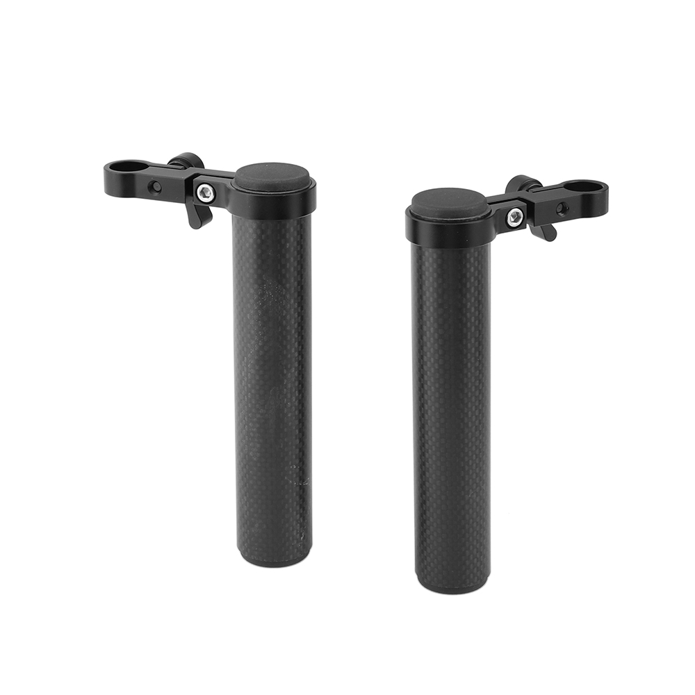 Kayulin Director's Monitor 7" & 5" Cage Rig With Battery plate & Dual Carbon Fiber Handgrip for Universal Camera Monitors: GRAY