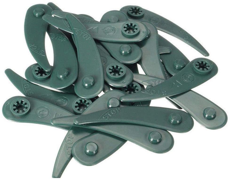 25PCS Plastic Trimmer Replacement Blades for Bosch ART 23-18 Li, ART 26-18Li Grass Trimmers