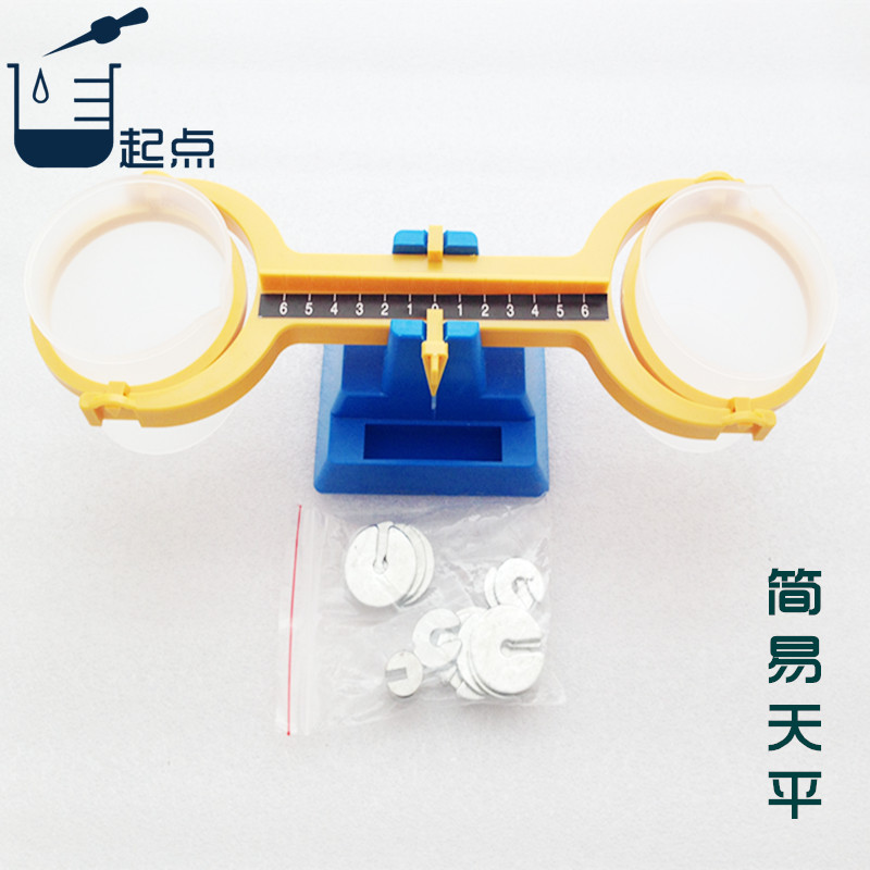 Students Simple Balance Primary Mathematics Plastic Teaching Instrument Laboratory Equipment Teaching ResourcesM-0949