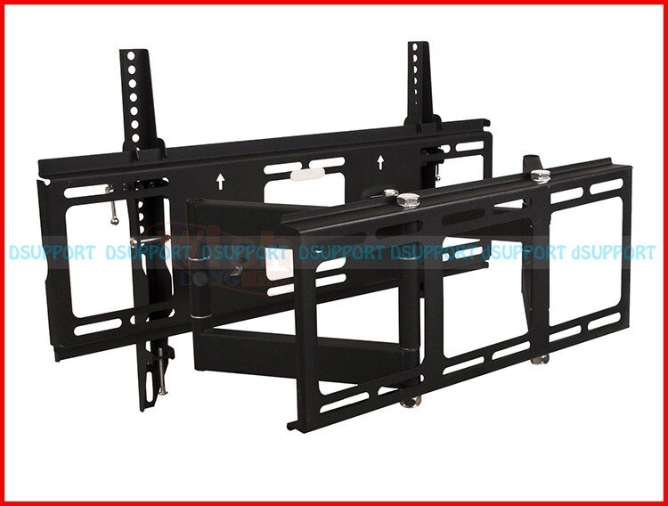 HEAVY DUTY Dual Arm 32-65 inch LCD LED Monitor TV Wall Mount Full Motion Swivel Tilt Bracket Arm