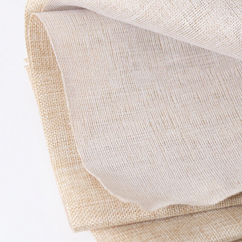 1.46 x 0.5m støvtæt hør stof højtaler net cover klud ensfarvet sofa baggrund hjem tekstil stof akustisk