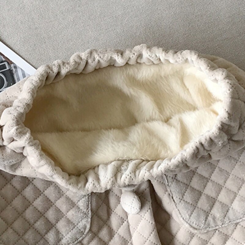 Nederdel baby vinter nederdel pige korea vilde piger nederdel mørk tredimensionel fortykkelse et ord nederdel til piger