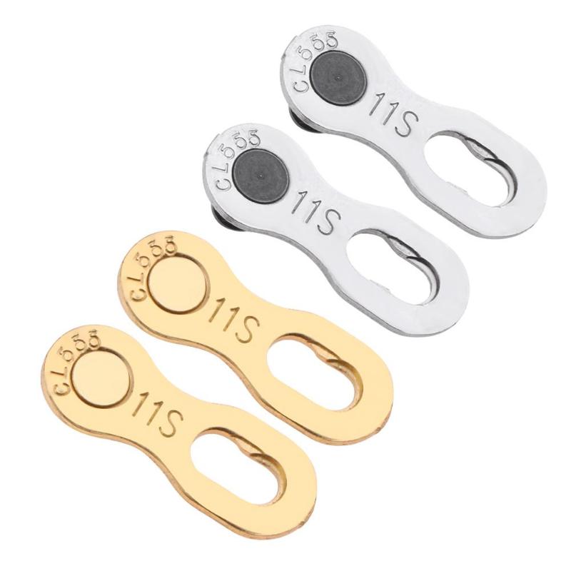 Chaînes de vélo 11 vitesses route vélo chaîne connecteur VTT en acier inoxydable pour maître rapide lien Joint chaîne vélo pièces