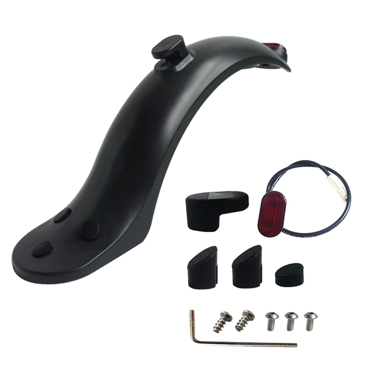 12 pieces/set of scooter rear fender kit for Xiaomi M365/1S/PRO wear-resistant and waterproof ABS rear fender