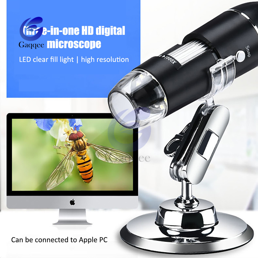 1600X/1000X/500X Microscope USB MICRO TYPE-C 3in1 Digital Electronic Microscopio 30W Camera Stereo Endoscope Magnifier mikroskop