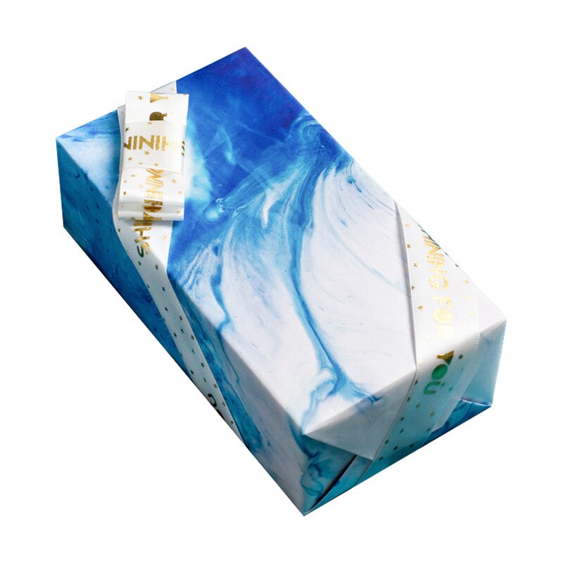 Forgyldt indpakningspapir 52*72cm galakse retro luksus bryllup fødselsdag emballage juledekoration origami