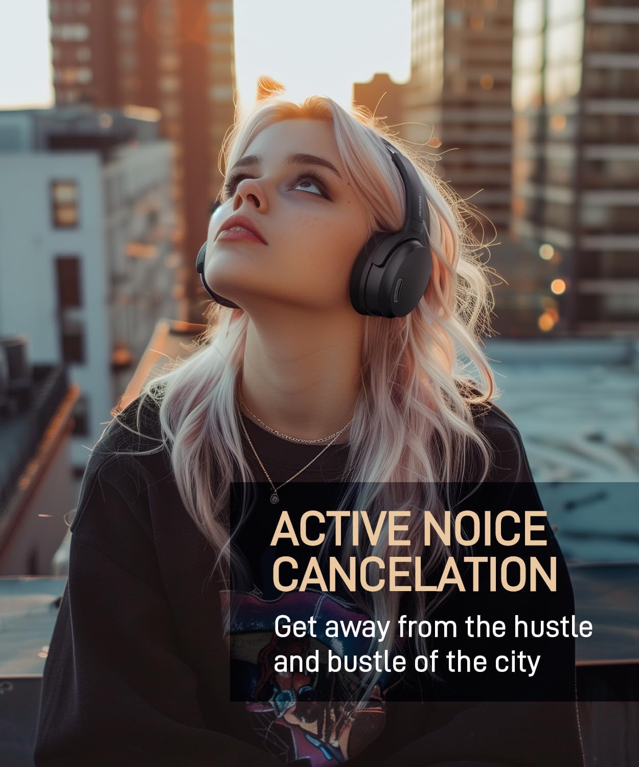 HROEENOI Draadloze Hoofdtelefoon Bluetooth 5.3 BASS Modus Koptelefoon HIFI 3D Stereo Headset Over het Oor Gaming Oordopjes JZ02