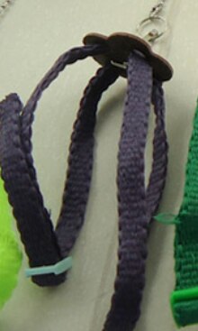 Arnés y correa para pájaros y mascotas, cuerda ajustable de vuelo para pájaros, cuello de llamada, loro, grises africanos, periquitos, periquitos y juegos: black
