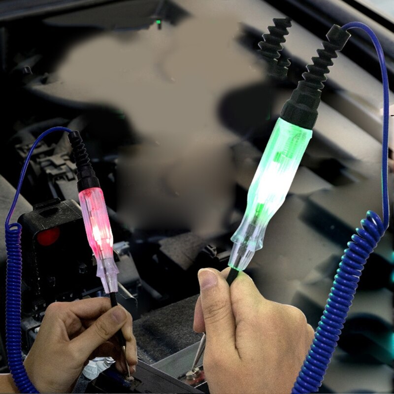 Car Circuit Tester 6V-12V-24V DC Automotive Voltage Test Electrical Volt Continuity Tester Auto with Indicator Light