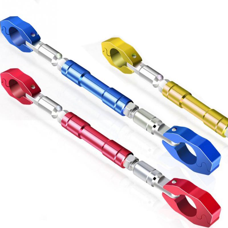 Barre transversale réglable d'équilibre de moto 7/8 "22mm guidon renforcer la barre de levier